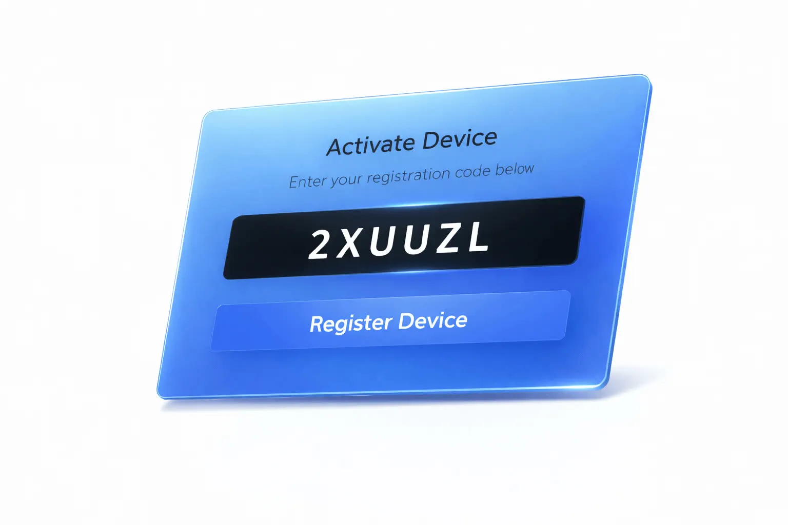 Register your digital signage device